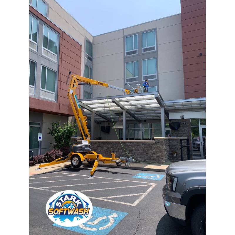 Commercial pressure washing