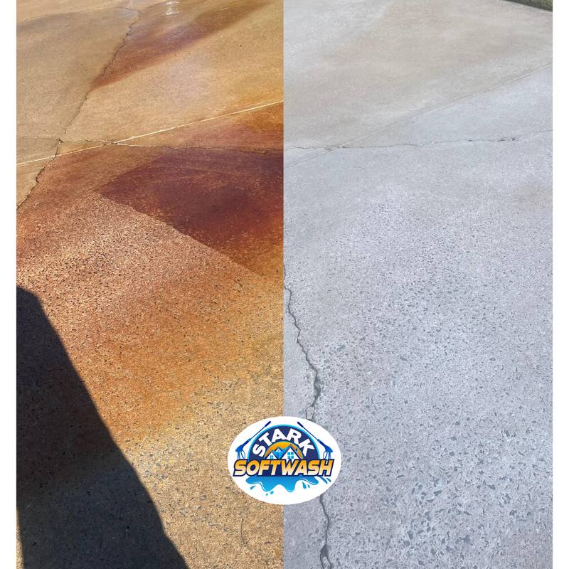 Rust removal before and after